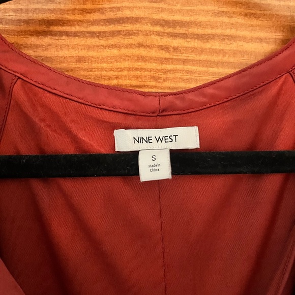 Nine West Flounce Cold-Shoulder Maxi Dress - Picture 2 of 9